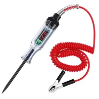 6V 12V 24V DC voiture camion tension Circuit testeur affichage numérique longue sonde stylo ampoule Automobile outils de Diagnostic réparation automatique