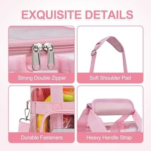 Sac de rangement en PVC transparent 15L sac isotherme étanche Extra Large pour les bagages d'emballage visuel portable de voyage - Product Image 5