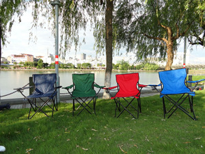 Silla de césped plegable portátil ligera para acampar y pescar al aire libre - Product Image 6