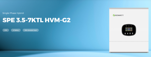Onduleur <span class=keywords><strong>hybride</strong></span> monophasé à onde sinusoïdale pure Growatt 230V 6kW 3.5kW SPE 3500~6000TL HVM-G2 50HZ/60HZ en stock - Product Image 6