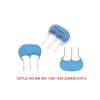 CSTLS8M00G53-B0 4M 6M 8M 10M 16M 20MHZ oscillateur à cristal en céramique en ligne 3P