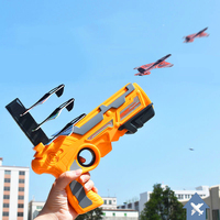 Jouet avion en mousse d'éjection lanceur jouet avion planeur vol pistolet en plastique jeux de plein air jouets pour enfants