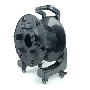 Enrouleur de câble portable avec roues, enrouleur de fil en plastique pour usage électrique - Product Image 1