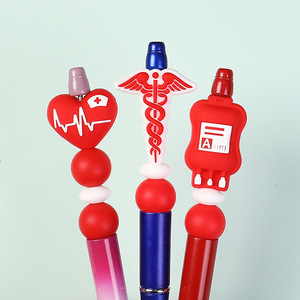 Customizable Silicone <b>Bead</b> <b>Kit</b> Diy Medical Nurses Theme Pill Boy Charms for Bracelets and Pen Decoration Jewelry <b>Kit</b> Supplies - Product Image 3