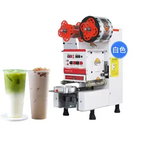Mobotech high speed bubble tea equipment manufacturers electric automatic tea cup sealer sealing film bubble tea machine