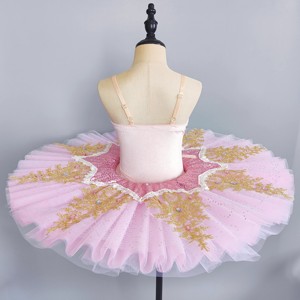 <span class=keywords><strong>Costume</strong></span> da ballo pre-professionale per bambine, modello Coniglietto nel Giardino, tutù a pancake economico per spettacoli - Product Image 4