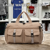 Sac de voyage extensible léger et de grande capacité, personnalisé avec logo, pour affaires, week-end, en nylon résistant à l'usure