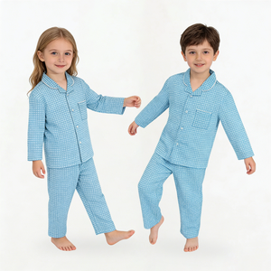 Pyjamas Enfants Personnalisés de Haute Qualité Sous-vêtements Vêtements pour Enfants Tenues d'Intérieur Robes de Nuit pour Filles et Garçons - Product Image 1
