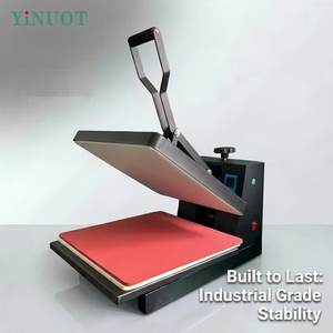 Economic Electric New Manual Open Type Household Heat Press Machine 1800W 0-299 TH38x38CM Garment Heat Transfer Machine