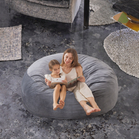 Canapé géant en forme de pouf compressé, fauteuil paresseux pour adulte, chaise longue d'extérieur, pouf, divano pour salon familial – Approvisionnement direct usine