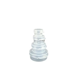Transparentes Mini-Plastik kosmetik glas 1g 3g 5g <span class=keywords><strong>10g</strong></span> Flip-Top-Cap-Scharnier-Verpackungs behälter - Product Image 6