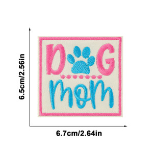 Patch brodé personnalisé thermocollant Dope Dog <span class=keywords><strong>Mama</strong></span> pour vêtements, casquettes de camionneur, sacs et <span class=keywords><strong>jeans</strong></span> - Product Image 4