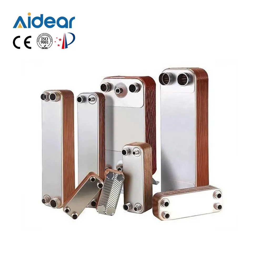 Aidear Non-standard customization Stainless Steel Copper Brazed Plate Type Heat Exchanger