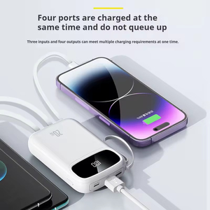 Batería Externa Digital LCD de Polímero de Litio de 20000 mAh, Portátil, de Alta Capacidad, con Interfaces USB y Tipo-C, Venta al Por Mayor - Product Image 4