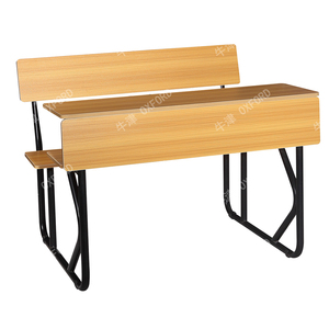 Mayoristas de escritorios dobles básicos modernos que venden muebles de escuela juegos de escritorios unidos - Product Image 2