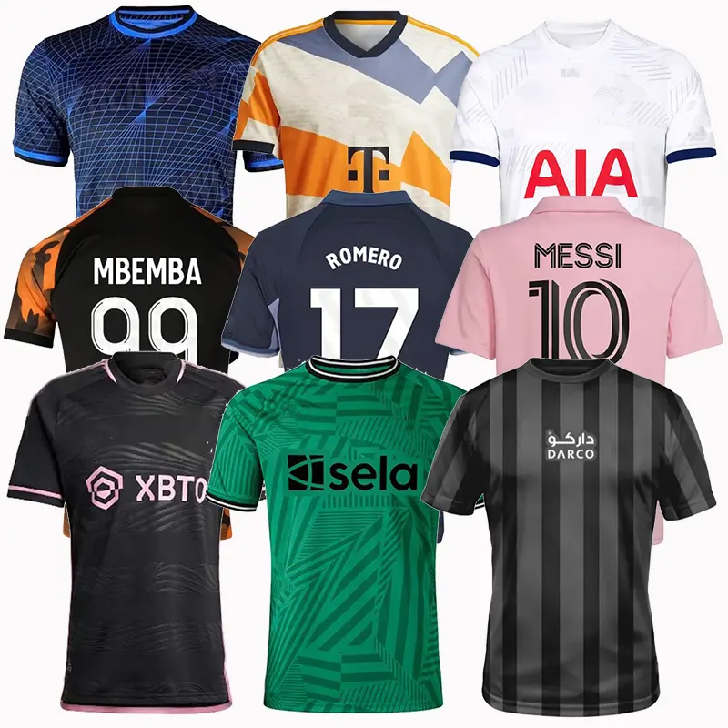2023 toptan satış amerikan futbolu formaları erkek ucuz kulübü futbol giyim nakış zanaat tüm takım gömlek