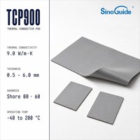 TCP900 Bantalan Termal Silikon Tegangan Tinggi Khusus CPU/PCB untuk Pembuangan Panas Multi-Ukuran Elektronik/3C/Manajemen Termal PCB