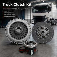 SUC Schwerlastbeständiger Kompakter 430mm 10-Zahn-Kupplungssatz OEM 3400117801 für Iveco Europäische Schwerlast-LKW