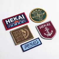 Patchs brodés personnalisés, motifs cactus, ancre, lune, soleil, badges thermocollants pour vêtements, DIY