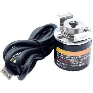 Codificador Rotatorio Absoluto RNOWIU6F0, Eje Hueco de 8 mm, Salida Analógica de 5-24 V, Cables 485A 485B ZR - Product Image 1