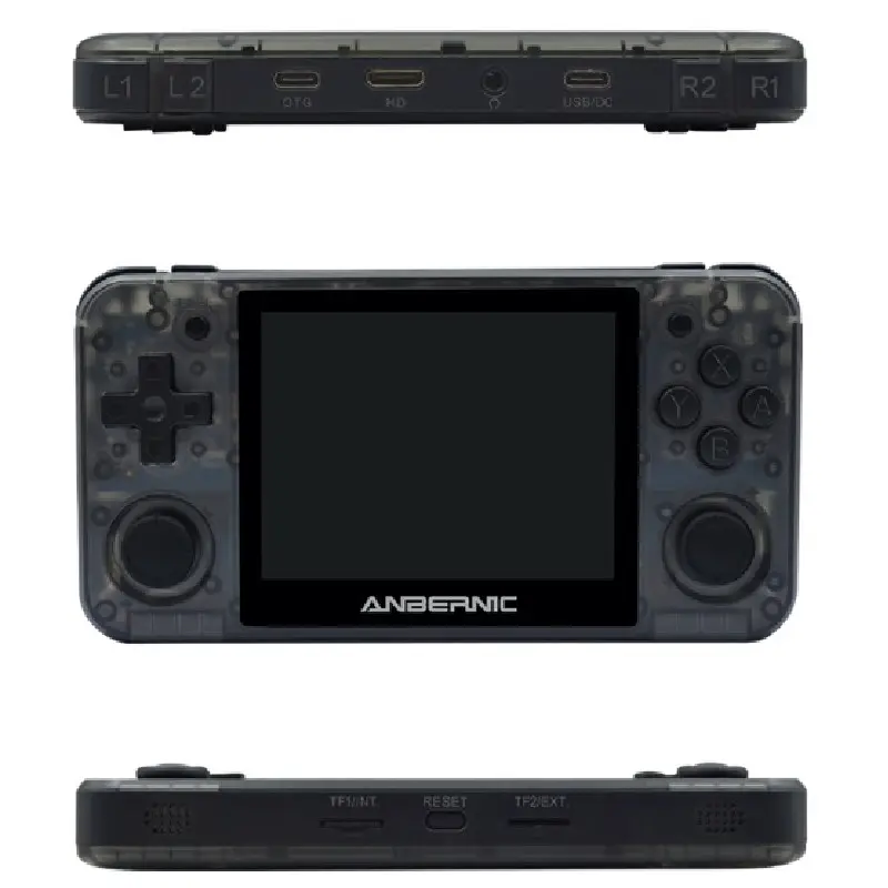 ANBERNIC RG350P Ретро игровой плеер 3,5 дюймовый IPS экран PS MD FC Классическая портативная игровая консоль видео музыка ТВ Out игроки подарки