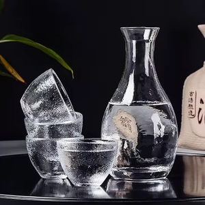 Ensemble de verrerie durable de haute qualité, carafe à <span class=keywords><strong>vin</strong></span> avec seau à glace, design moderne et artistique, idéal pour les fêtes - Product Image 4