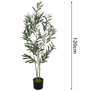 6FT Artificielle <span class=keywords><strong>Olivier</strong></span> Intérieur Grand Faux Oliviers Grand Faux <span class=keywords><strong>Olivier</strong></span> Soie Arbre Réaliste Plants Oliviers avec Branches - Product Image 3
