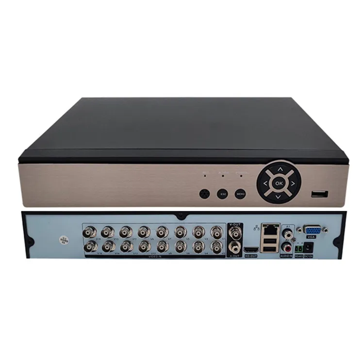 Qearim 16ch 5MP XmeyeCCTVハイブリッドデジタルビデオレコーダー5in1 HDオーディオVGAP2P機能HVR XVR H.265 DVR