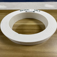 Roue de polissage en feutre de machine de bordure de verre rentable, votre assistant de polissage et de meulage