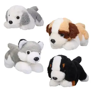 Promotional baby gift cute stuffed plush animal dog toy EN71 CPSIA standard baby stuffed animals comfortable dog dolls