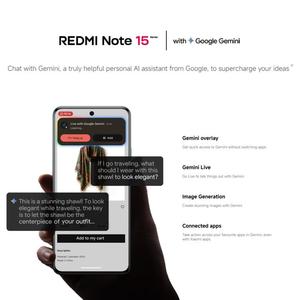 <span class=keywords><strong>Precio</strong></span> al por Mayor Xiaomi <span class=keywords><strong>Redmi</strong></span> Note 15 Pro 4G 12GB+512GB Global 6.77" AMOLED 120Hz Huella Dactilar en Pantalla, NFC, HyperOS 2 - Product Image 4