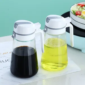 Best Sell In Glass Oil And Vinegar Dispenser Bottle Condiment Spicy Bottles For Kitchen Cooking