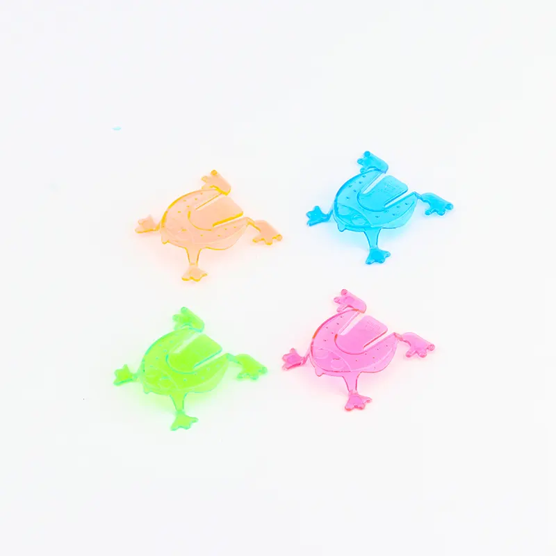 Kinder transparente Kunststoff springen Frosch Spielzeug billige Promotion-Produkt