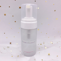 Zachte Schuimende Botanische Wimperreiniger Frosted 150ml Broker Wimper Schuimshampoo logo Fles Aangepaste Kit Privélabel
