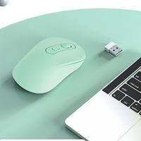 Mouse Nirkabel 2.4GHz Resmi Tanpa Suara
