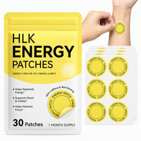 Patchs Énergétiques HLK 30PCS Caféine Ginseng Rouge Soutien au Sommeil Sans Médicament Végétalien Certifié CE OEM ODM Marque Privée Personnalisé