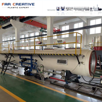 Machine de fabrication de tuyaux FAR CREATIVE pour ligne d'extrusion flexible en pvc/ligne d'extrusion de tuyaux ondulés à paroi unique
