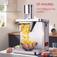 Automatische multifunctionele groentesnijder, -slicer, elektrische aardappel- en fruitsnijder, radijs-groentesnijmachine