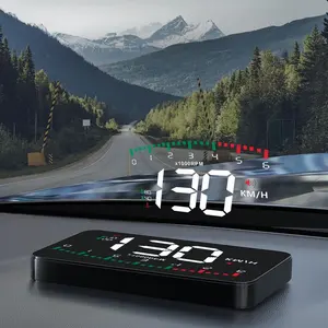 Yüksek kalite evrensel OBD2 HUD A900 cam projektör kilometre GPS Head Up Display araç teşhis araçları