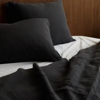 Ensemble de literie en coton mousseline 4 pièces, collection bio avec housse de couette pour chambre d'enfant