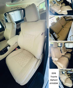 ชุดหุ้มเบาะหนังแท้สั่งทำพิเศษแบบเต็มตัว 360 องศา สำหรับ Alphard 8 ที่นั่ง คุณภาพสูง ใช้ได้ทุกฤดู - Product Image 2