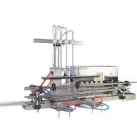 Machines de remplissage automatiques à 4 buses pour liquides pétillants : lait, produits chimiques, eau, boissons, éthanol, alcool, jus, eau de Javel, détergent