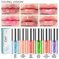 Huile à lèvres brillante longue durée YOUNG VISION, couleur menthe bonbon, naturelle, taille standard, éclaircissante, sans produits chimiques, par un fabricant professionnel