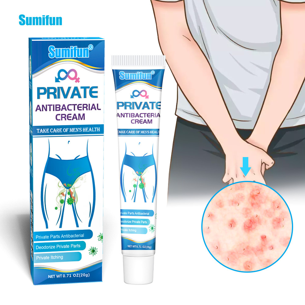 Sumifun Cross-border Antibacterial Deodorizing Men's Itching Cream 20g Net Content External Use for Private Parts Cleaning