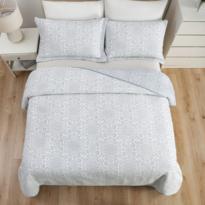<span class=keywords><strong>Set</strong></span> Sprei Jacquard Katun Mewah  Sprei Bolak-Balik untuk Semua Musim, <span class=keywords><strong>Set</strong></span> Selimut Dua Sisi - Product Image 3