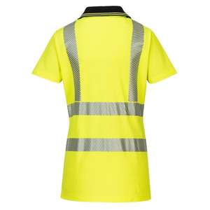 PORTWEST - LW72YBRXL Polo Pro de alta visibilidad Amarillo/negro para mujer-EAN 5036108366804 ROPA DE TRABAJO DE 2017 - Product Image 2