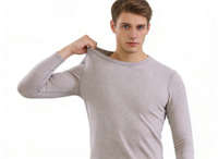 Ensemble de sous-vêtements thermiques respirants pour homme Lijia, épaissis pour l'hiver, avec haut à manches longues et pantalon