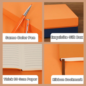 경영진 다이어리 노트 및 펜 비즈니스 고급 판촉 기업 노트북 선물 상자 - Product Image 5