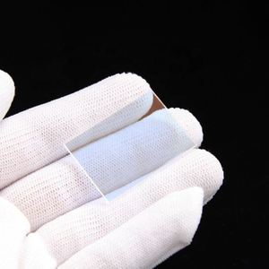 Stock rectangulaire 15*5.5*1.1mm R/T 50/50 plaque de verre à quartz JGS1 JGS2 JGS3 plaque séparatrice de faisceau - Product Image 2