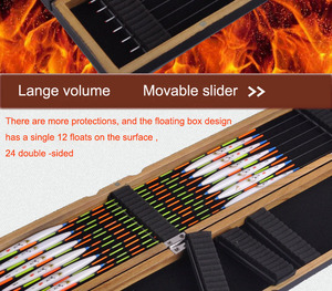 Scatola galleggiante in legno di sicomoro 20L capacità attrezzatura preferita accessori per attrezzatura da pesca per uso esterno fiume torrente - Product Image 5